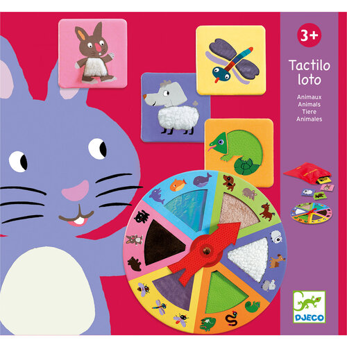Djeco Tactilo Lotto Dieren 3+