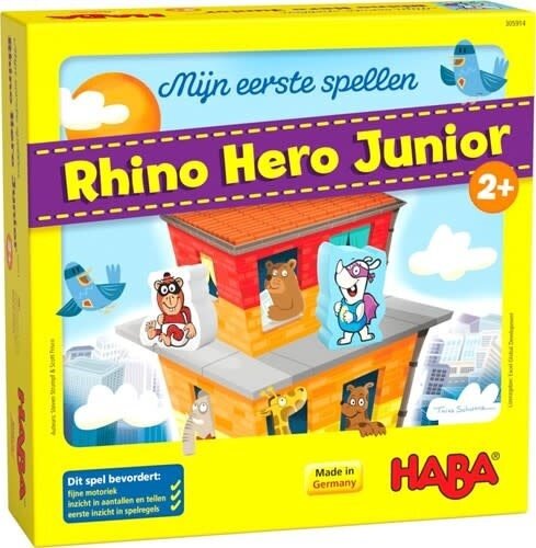 Haba spel-Rhino Hero Junior (2+) / Stapelspel
