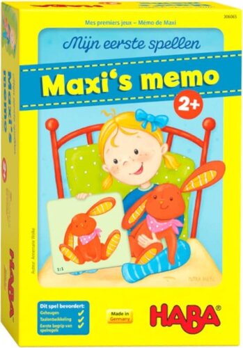 Haba-Maxi’s Memo 2+ (Memoryspel)