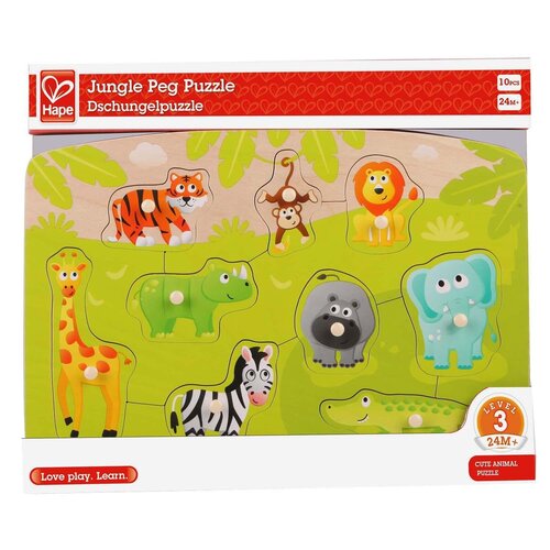 Knop Puzzel Jungle 2+
