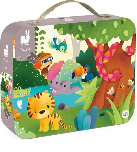 Janod Puzzel Panorama Jungle 36st. 4+
