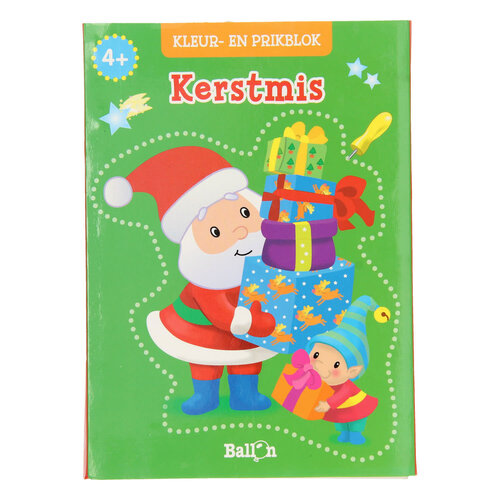 Kleur- en prikbord Kerstmis