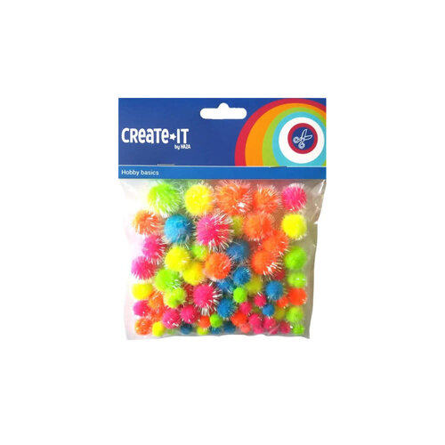 Create-it Pompom-glitter