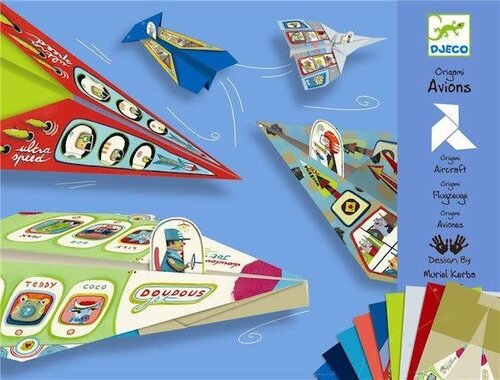 Djeco Knutselpakket Origami Vliegtuigen 7+