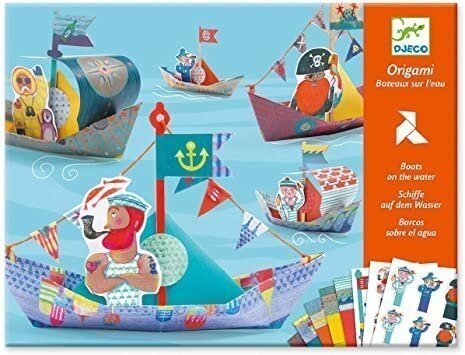 Knutselpakket Origami Boten op het Water 7+