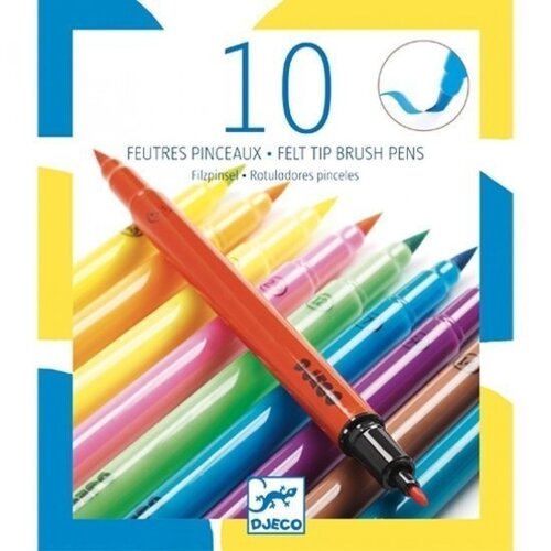 10 dubbele viltstiften neon