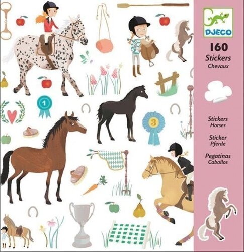 Djeco Stickers - Paarden 4+