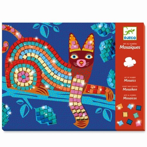 Djeco | Mosaiek - kat Oaxacan 5-8 Jaar