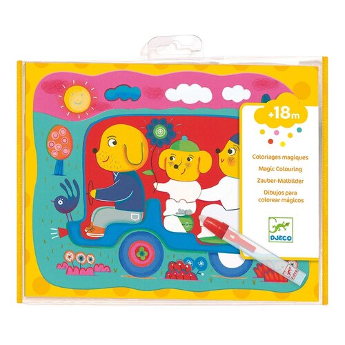 Djeco Kleuren met Water | Onderweg 18m+