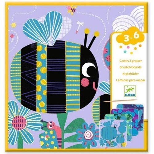 Djeco Kraskaarten | Kleine Beestjes 3-6jr