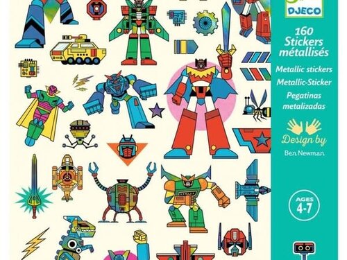 Djeco Stickers Robots