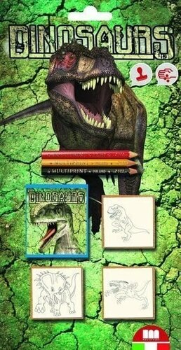 Stempelset Dinosaurus: 7 Delig