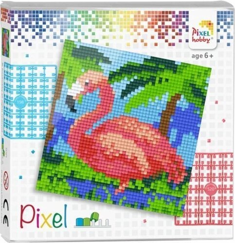 Pixelhobby Set Twee Flamingo's