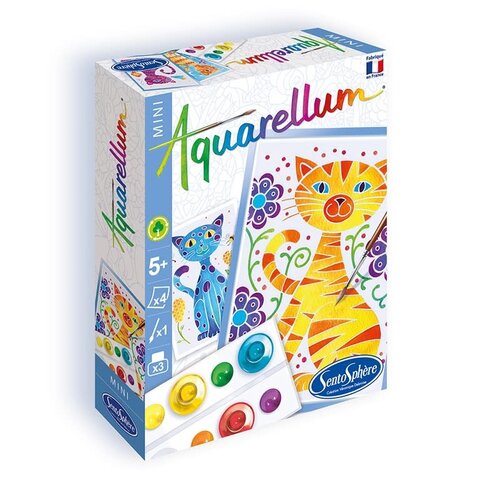 Aquarellum Mini Katten 4+