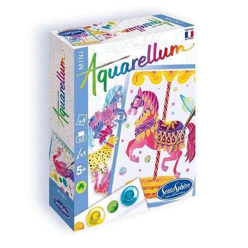 Aquarellum Mini Carrouselpaarden 4+