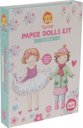 Tiger Tribe Paper Dolls Kit