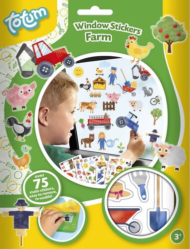 Totum Raamstickers Boerderij 