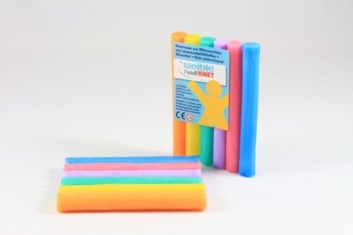 Boetseer & Kneedwas Pastel, 6 Kleuren