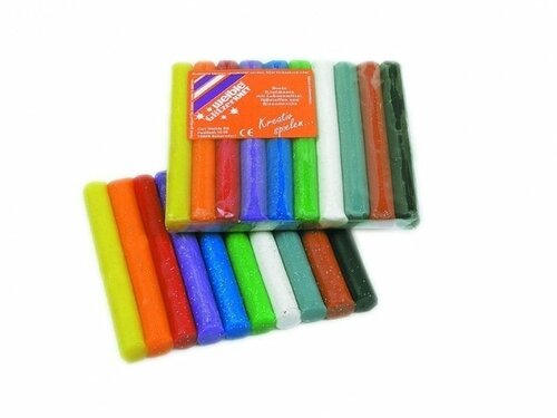 Boetseer & Kneedwas Glitterkleilei 10 Kleuren