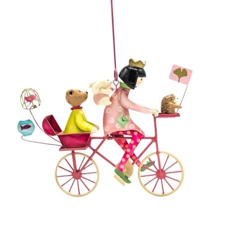 L'oiseau Bateau -TRIPLETTE LAPIN & OURSON FRAMBOISE