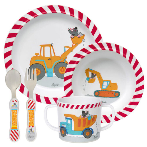 Sigikid Melamine Servies - 5 Delig