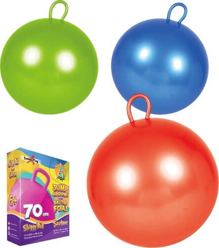 Summerplay-Skippybal 70cm (Rood  of blauw)