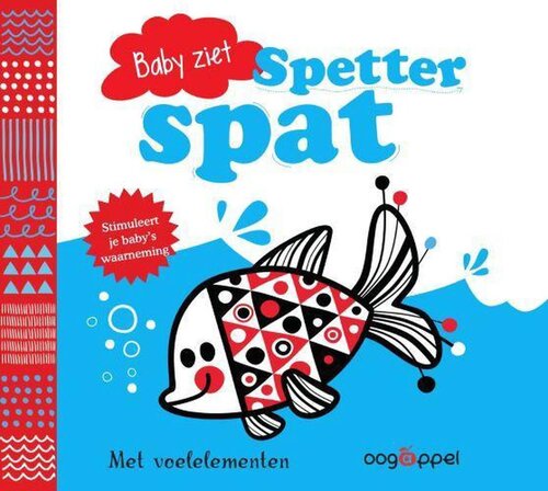 Oogappel Contrastboek Baby Ziet - Spetter Spat 0+