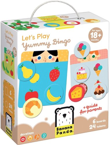 Banana Panda-Laten we Yummy bingo spelen 18m+