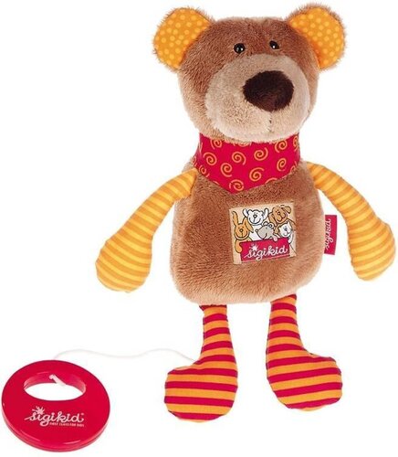 Sigikid Muziekknuffel Beer 22cm