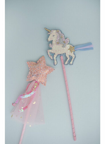 Great Pretenders Boutique Unicorn Star Wands Toverstaf