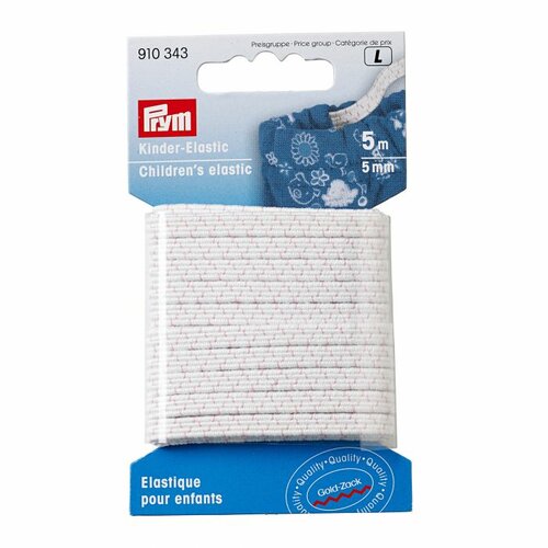 Prym - Goldzack Kleuterelastiek 5 mm-5 mtr