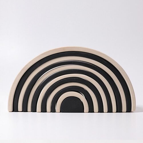 Grimm's houten Regenboog Zwart-Wit AANBIEDING