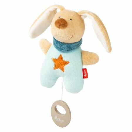 Sigikid Muziekknuffel Mini Konijn Blauw