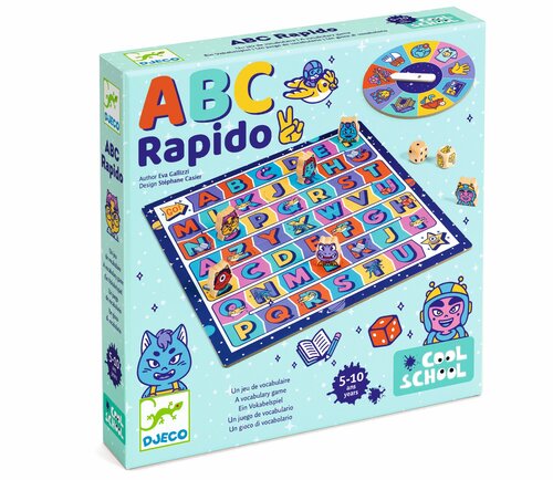 Djeco Cool School Woordenschatspel - ABC Rapido 5-10 jaar