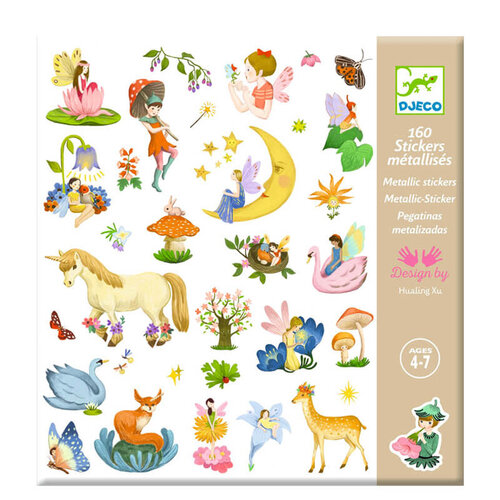 Djeco Stickers Metallic Fantasy 