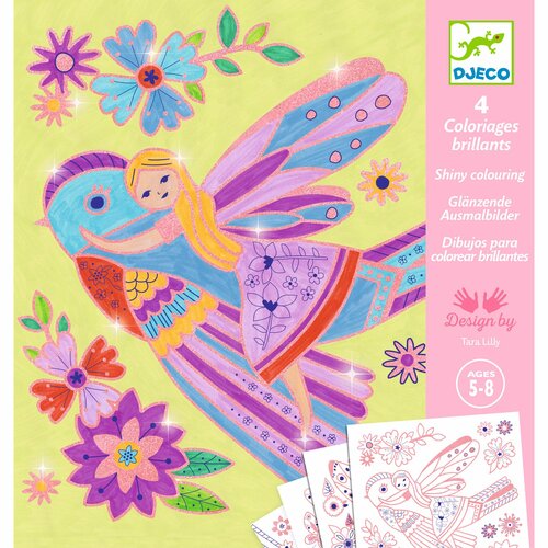 Djeco Kleuren | Glinsterende Kleine Vleugels 5-8jr