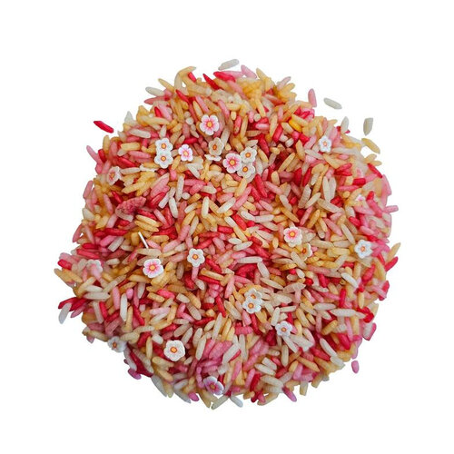 Grennn Speelrijst Pink Flower mix 300 gram