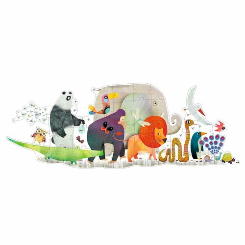 Djeco Vloerpuzzel | Dierenparade 4+