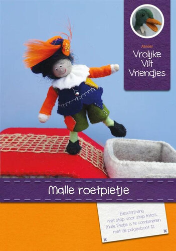 Atelier Vrolijke Viltvriendjes Malle Roetpietje