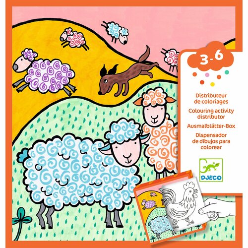 Djeco Kleurplaten Boerderij 3-6 jaar
