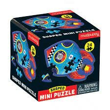 Mudpuppy Shaped Mini Puzzel - Spaceship