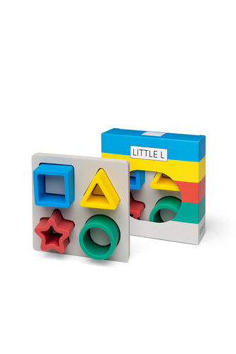 Little L–Geometrische Puzzel | Levendige Kleuren