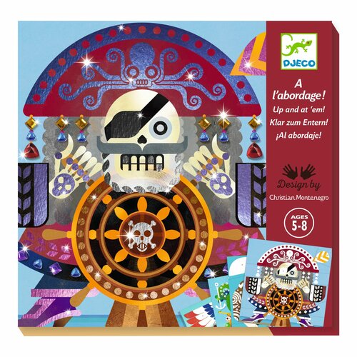 Djeco ZandGlitterStaal - Klaar om te Enteren! 5+