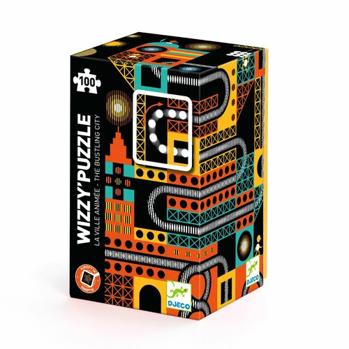 Djeco Puzzel - De levendige stad 7+