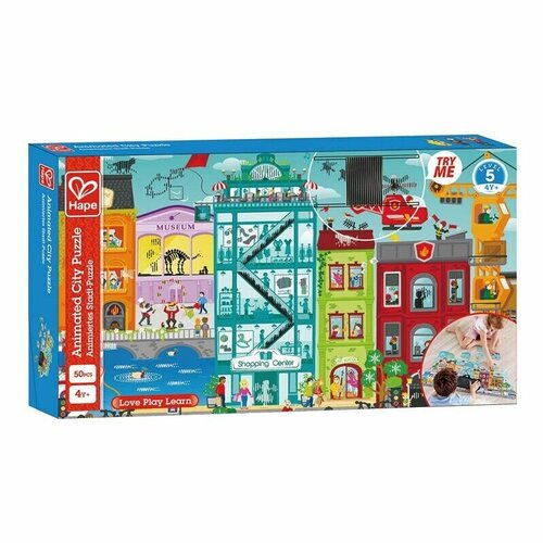 Hapé-Vloerpuzzel | Levendige stad