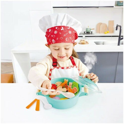 Hape-Little Chef Koken & Stoom speel set