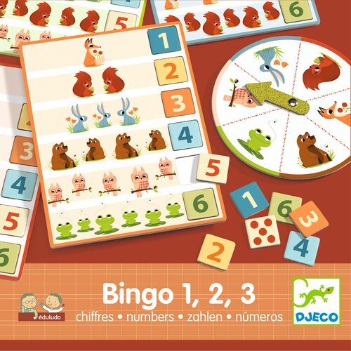 Djeco Verzamelspel | Bingo 1.2.3 