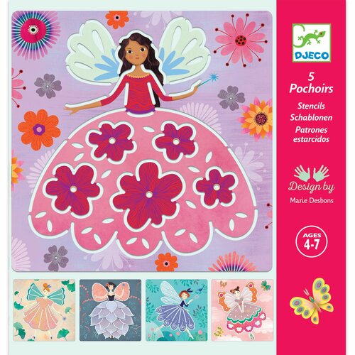 Djeco Tekensjablonen | Feeën 4-7jr
