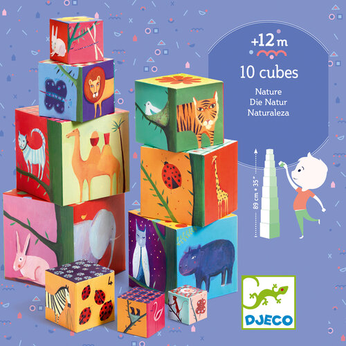 Djeco Stapelblokken - Nature and Animal 1+