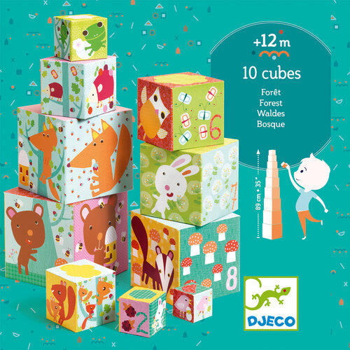 Djeco Stapelblokken - Forest Blocks 1+